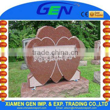 Red Heart Granite Memorial Tombstone Monuments