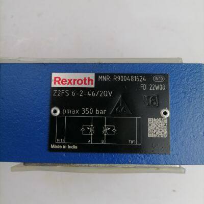 Rexroth Z2FS6-2-4X/2QV One-Way Throttle Valve Hydraulic Safety Structure Pressure Reducing for Oil Media photo-2