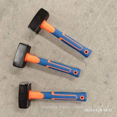 Stoning hammer Sledge hammer Club hammer  with firberglass handle