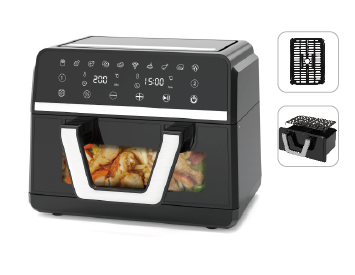 Multi Functional Visual Fryer and French Fry Machine/9L Large Capacity Air Fryer（Wechat/whatsapp:008613510231336）