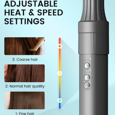 Hair Dryer 5-in-1 High Speed Hot Air Brush Set /Hair Dryer（Wechat:13510231336） photo-3