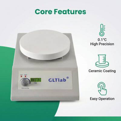 Digital 6'' Heating Plate With Ceramic Coated Aluminum Top Plate