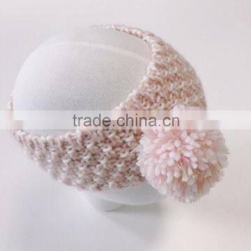 Winter headwear Fashion knit headband Super chunky fancy yarn luxury sparkle lurex