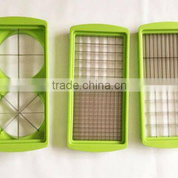 Plastic Multifunctional Chinese Vegetable Cutter 12 Pieces Set photo-3