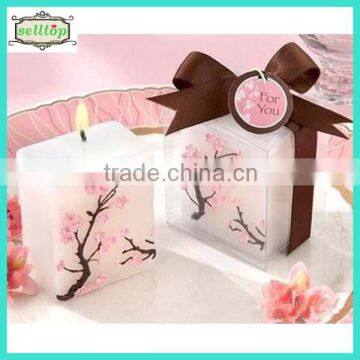Hot Sell Sukura Printing Candle Giveaways for Weddings