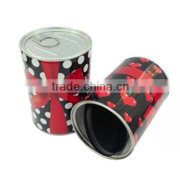 Personalized round tin box&collection box/small metal box