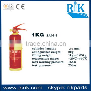 Brand since 1989!china leading safety manufacturer RIK top selling 1KG 85mm powder fire extinguisher