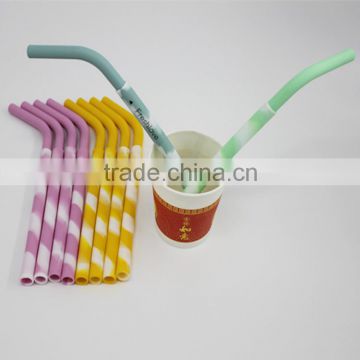 Silicone colored drinking straws/tubing/tube