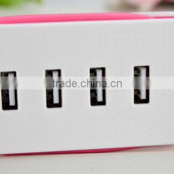 4 USB Port 4.3 A New Design Usb Car Charger With Universal Car Adapter With Usb Charger photo-4