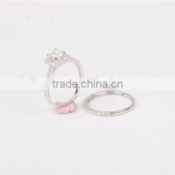 High Quality Fashion Lady's 14k Ring Set Wedding Jewelry AAAAA CZ