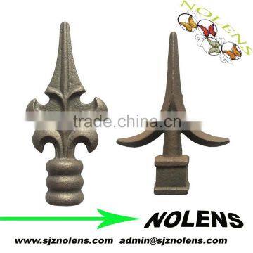 Decorative cast iron spear points and finials/Cast iron decorative pieces finials