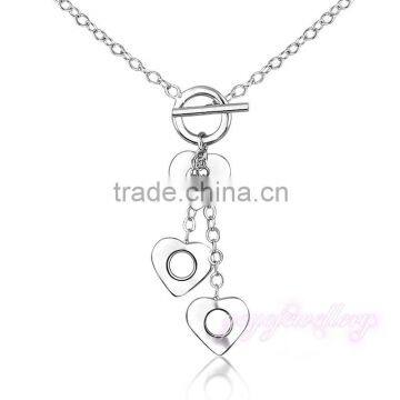 Pendant design chain jewelry gold heart necklace