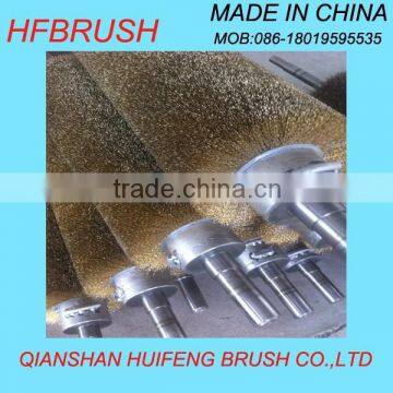 Metal wire brush roller