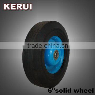 China manufacture high quality 6 inch SOLID wheelbarrow wheels                        
                                                Quality Choice