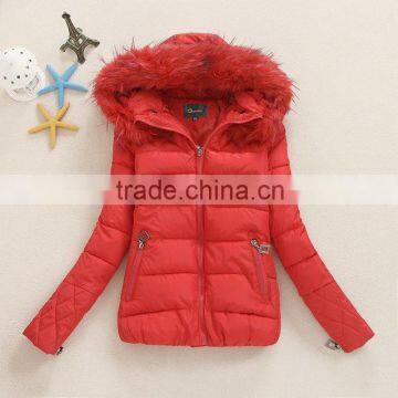 winter down jacket custom fur jacket women wholesale