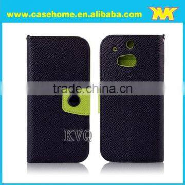 PU leather phone case for htc m910