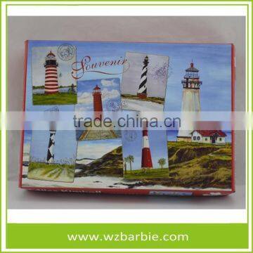 Customized DIE-CUTTING watchtower Paper Jigsaw Puzzle For Decoration/DIY Toy