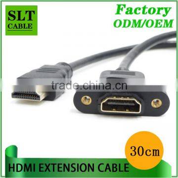 SLT High Speed HDMI Extension Cable 1.4v HDMI A male to A female support 3D with ethernet for 4K*2K 1080P