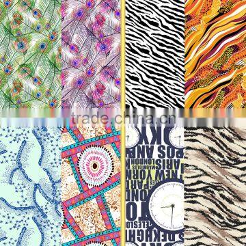 Latest printed fabric price 4 way stretch nylon spandex fabric