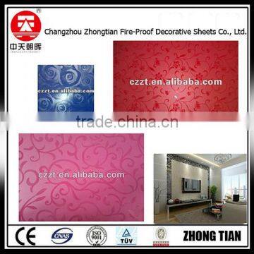 flower embossed wall cladding compact laminate hpl panel Decorative High-Pressure Laminates