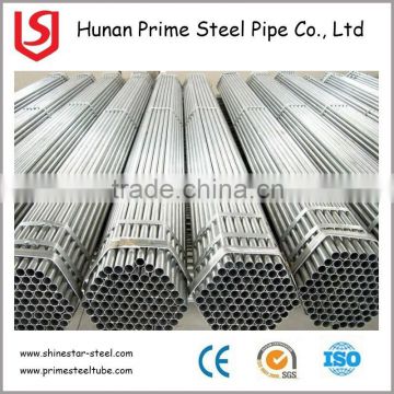 BS 1387/EN39/EN10219 ERW Hot dip galvanized scaffolding carbon welded steel pipe/tube