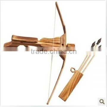 Mini Kids Toy Gift Crossbow Gun To Shooting Wood Crossbow And Arrow Quiver Arrow For Archery Arrow