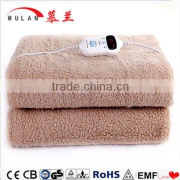 soft fleece safe electric over blanket