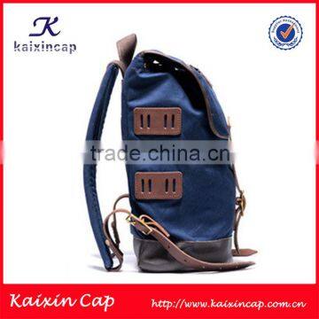 high quality custom design your logo hiking canvas backpack