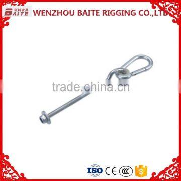 HIGH QUALITY HARDWARE RIGGING SWING HOOK WITH BOLT & NUTS EYE BOLT