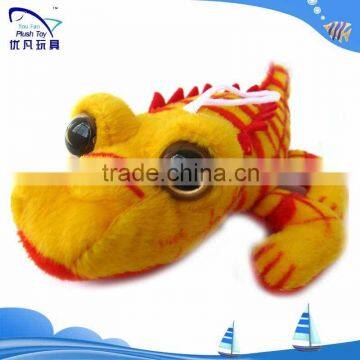Stuffed Crocodile Keychain/plush Animals Big Eyes /plush Crocodile Pendant photo-2