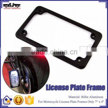 BJ-LPL294-001 Custom Black Aluminum License Plate Holder License Frame