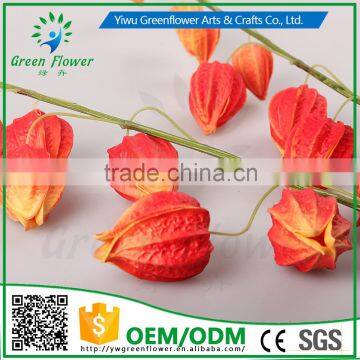 Greenflower 2016 Wholesale Real Touch Latex PU Lantern Fruit China Artificial Flowers Rose for Wedding Decoration photo-3