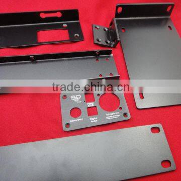 OEM black powder coating brackets