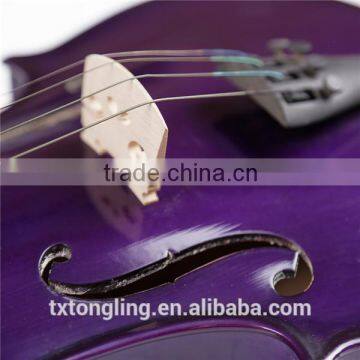(TL-VP01A )Colored Plywood Vioin Universal Violin Manufacture Colorful Violins With Cases photo-4