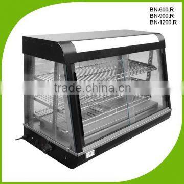 Curved Glass hot food Warming Showcase BN-600.R, BN-900.R, BN-1200.R