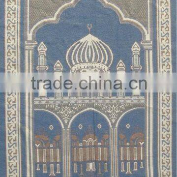 Jacquard cotton&polyester Muslim prayer mat