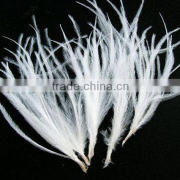 White ostrich Feather sprays-3 - 4.5 inches long