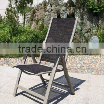 All weather garden foldable aluminum chair