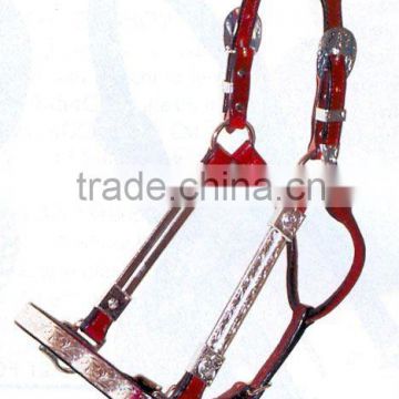 Leather Show Halter