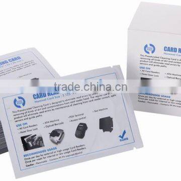card reader cleaning card CR80 for ATM/POS/Slot Machine