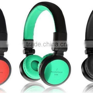 top custom brand headphone with memory card brand logo