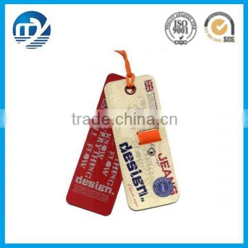 Luxurious garment hang tag and label