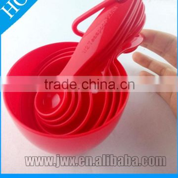 Eye catching bright red plastic measuring scoop made in Guangdong