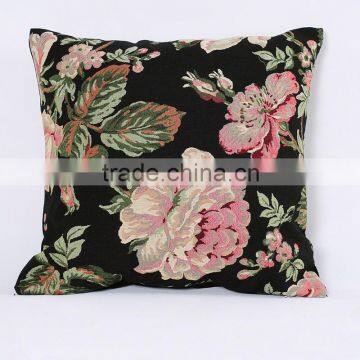 2016 Hotesale 100% Cotton Wholesale Printed Style Fancy Flower Cushion photo-2