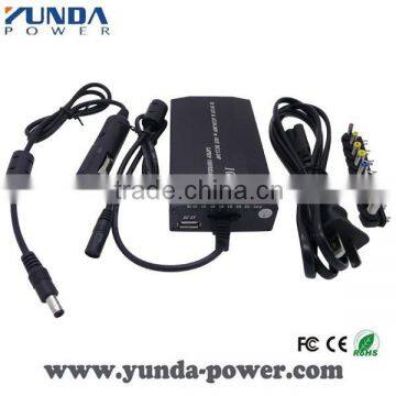 High Quality 100W Manual Universal Car and Home Laptop Charger with 8 Connectors