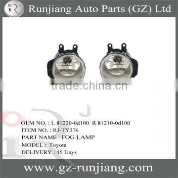 Fog Lamp For Toyota Corolla 2014 corolla 2014 spare parts OEM NO.:L 81220-0d100 R 81210-0d100