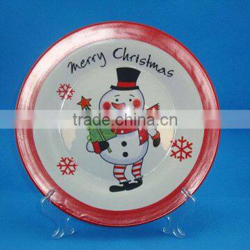 12"inch pizza plate,cake and turkey plate,christmas decoration