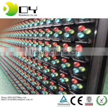 Outdoor RGB P10 front-access LED display sign with high brightness for street advertising outside shops
