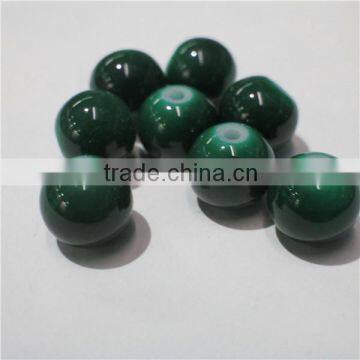 SCB053 cheap round neon stone color glass beads diy 8mm