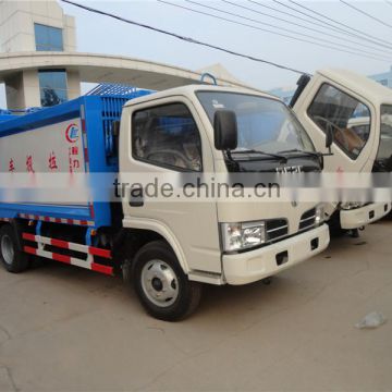 High efficency waste compactor trucks 4CBM dongfeng garbage compactor truck